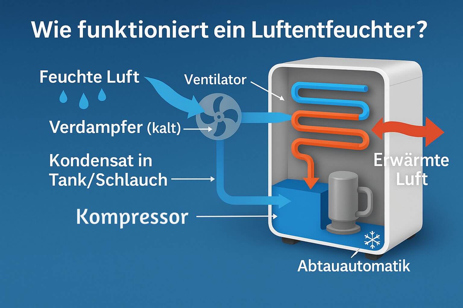 Luftentfeuchter Funktion